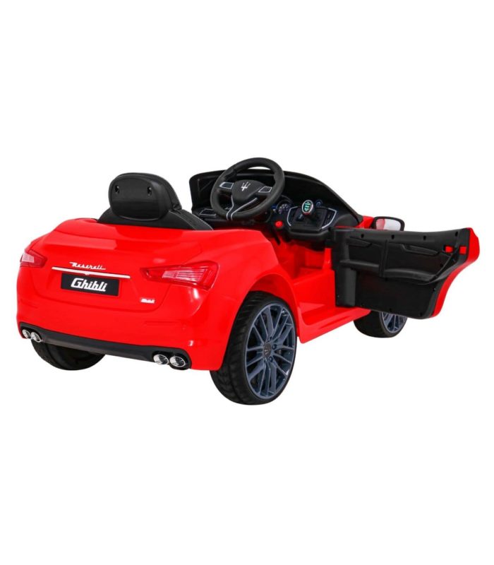 Maserati électrique rouge pour enfant
