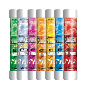 Fumigène à frottoir multicouleurs